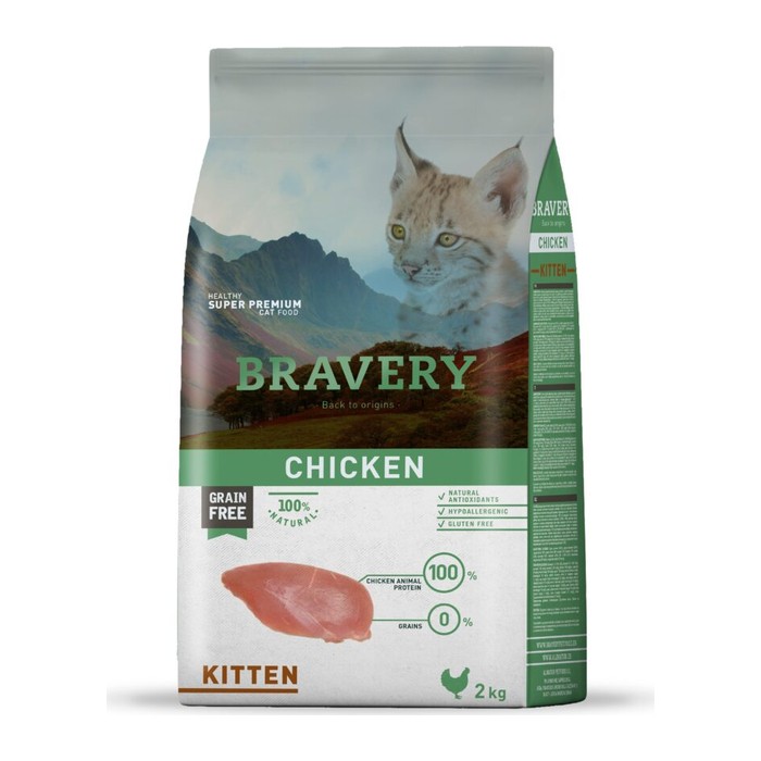 Bravery Pollo (Chicken) — Gatito — 2 kg