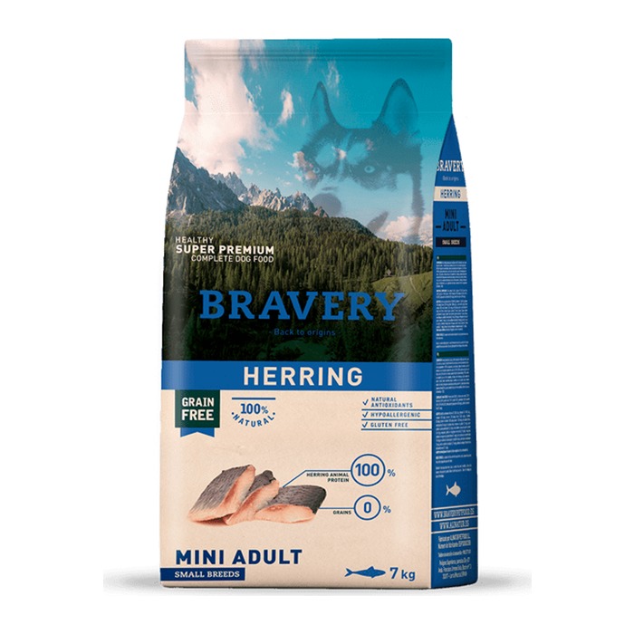 Bravery Arenque (Herring) — Adulto mini y razas pequeñas — 2 kg