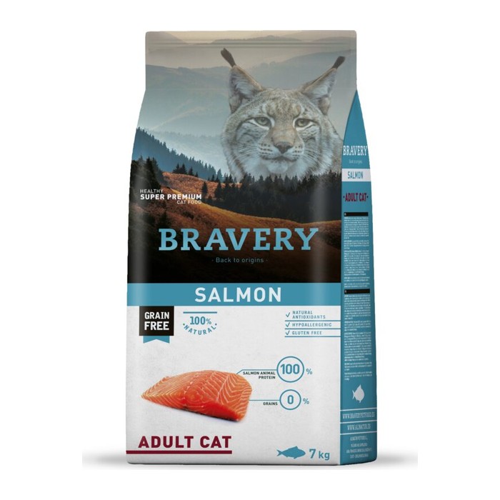 Bravery Salmón (Salmon) — Gato adulto — 7 kg