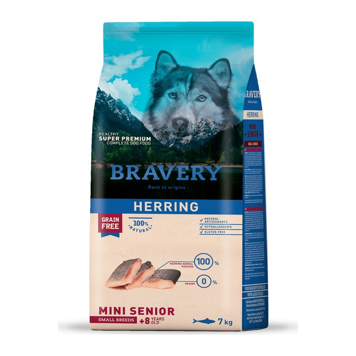 Bravery Arenque (Herring) — Senior razas pequeñas — 2 kg