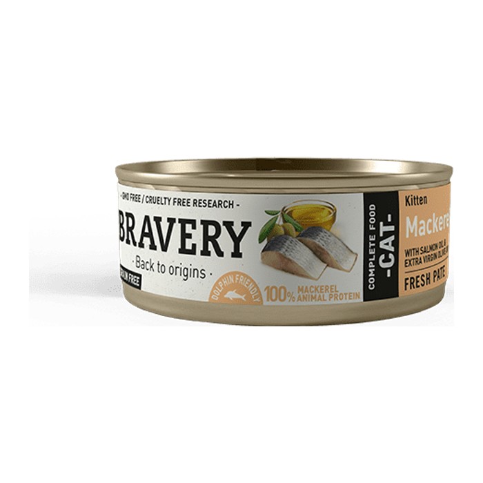 Bravery Mackerel (lata) Kitten
