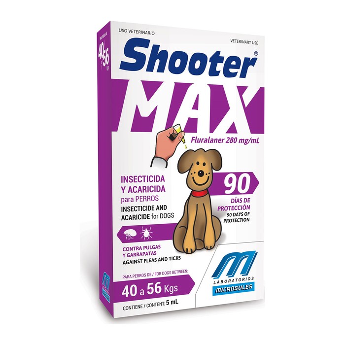 Shooter Max perros — pipeta para más de 40 a 56 kg