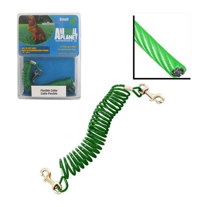 Cable D/enganche para mascotas 12PIES para perros Hasta 10LBS