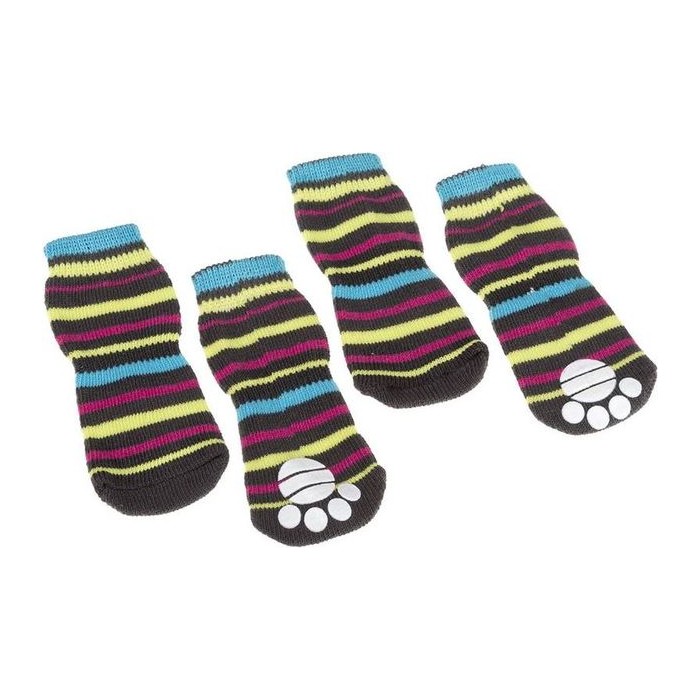 PET Socks Antislip Large (x4)