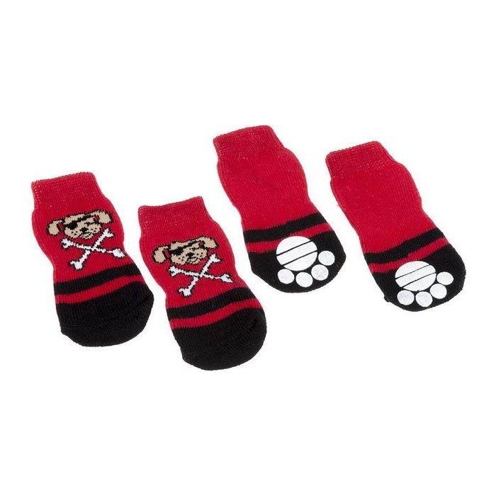PET Socks Antislip Medium (x4)