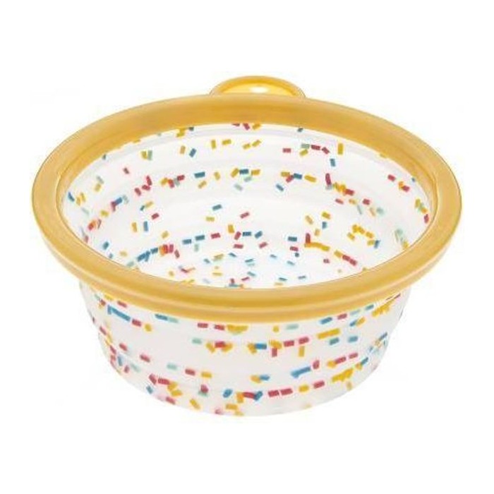 Comedero Confetti Silicone 18X7,5CM 1L