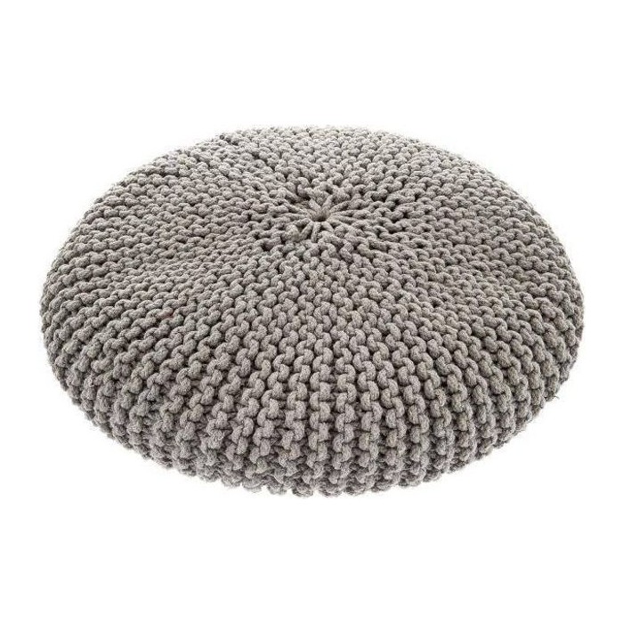 Cama Pouf Macramé 60X15 Grigia
