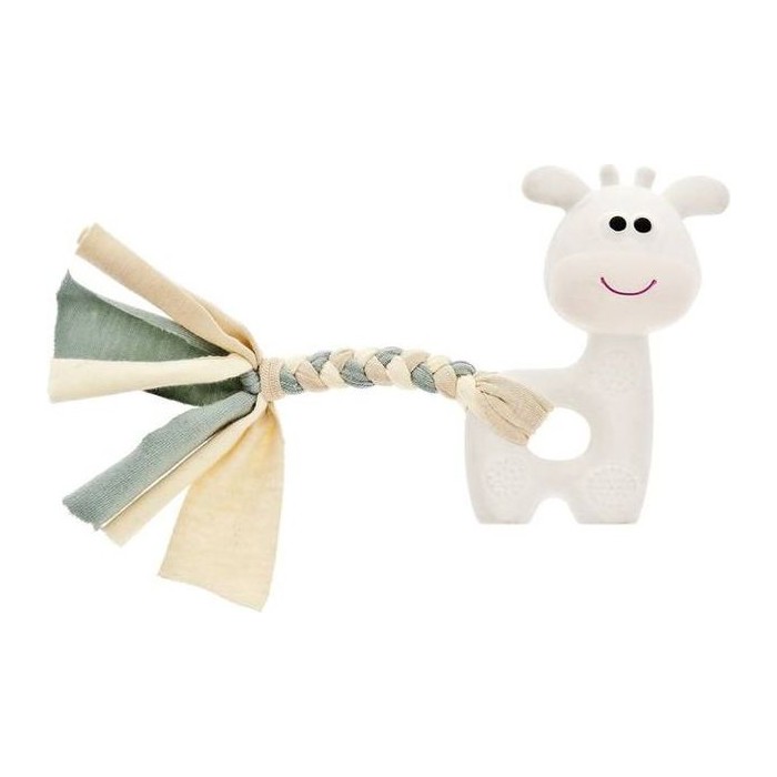 Juguete Giraffe Latex Coda IN Tessuto 12X9CM