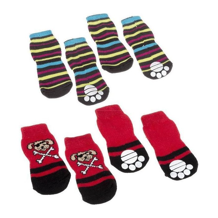 PET Socks Antislip Small (x4)