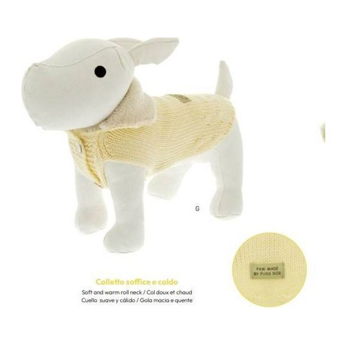 Sweater With Buttons CM.39 amarillo