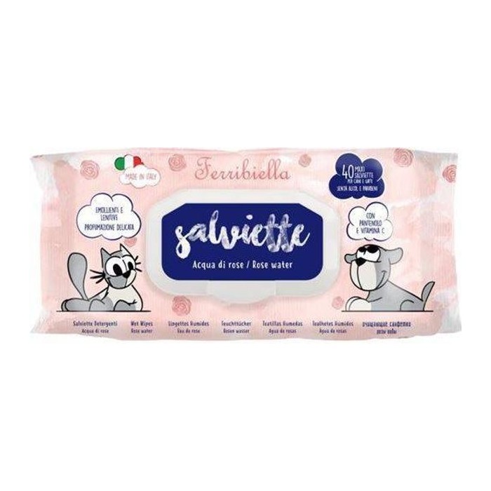 Toallitas Humedas Agua DE Rosas 40PZ