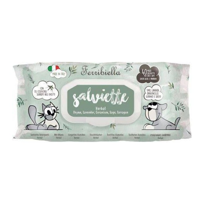 Toallitas Humedas Herbal 40PZ