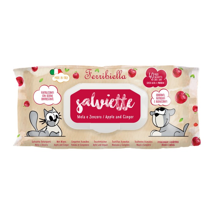 Toallitas Humedas Manzana Y Jengibre 40PZ