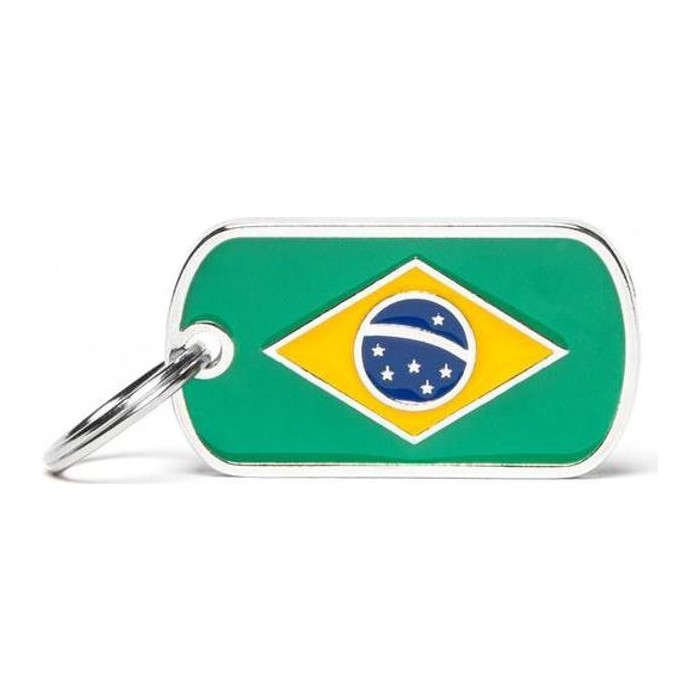 Chapa Bandera Brasile