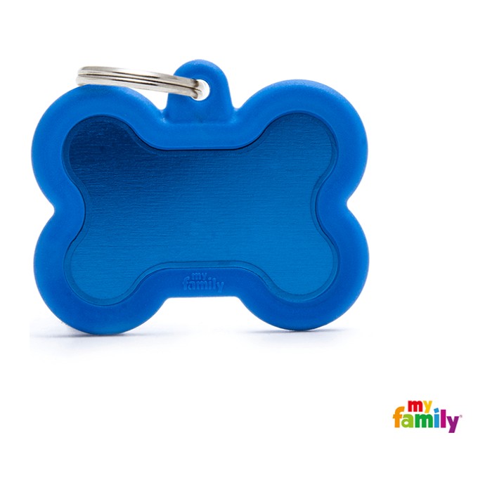 Chapa azul Bone ALU azul Rubber