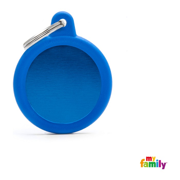 Chapa azul Circle ALU azul Rubber