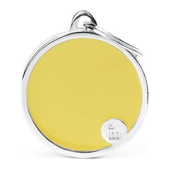 Chapa redonda L Amarillo Basic Handmade