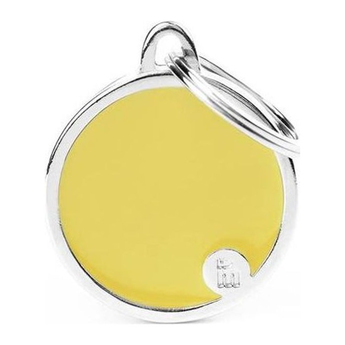 Chapa redonda M Amarillo Basic Handmade