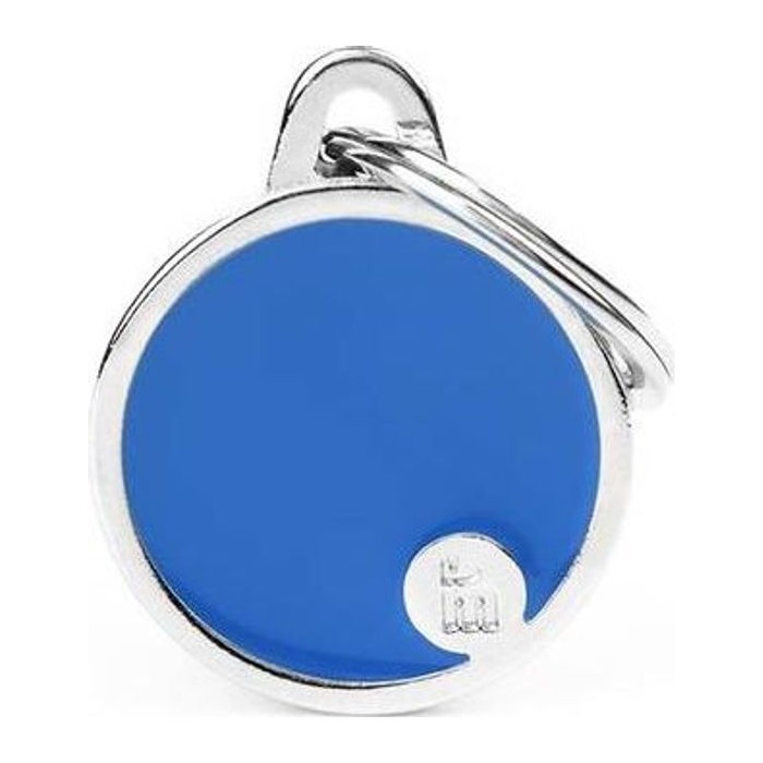 Chapa redonda S Azul Basic Handmade