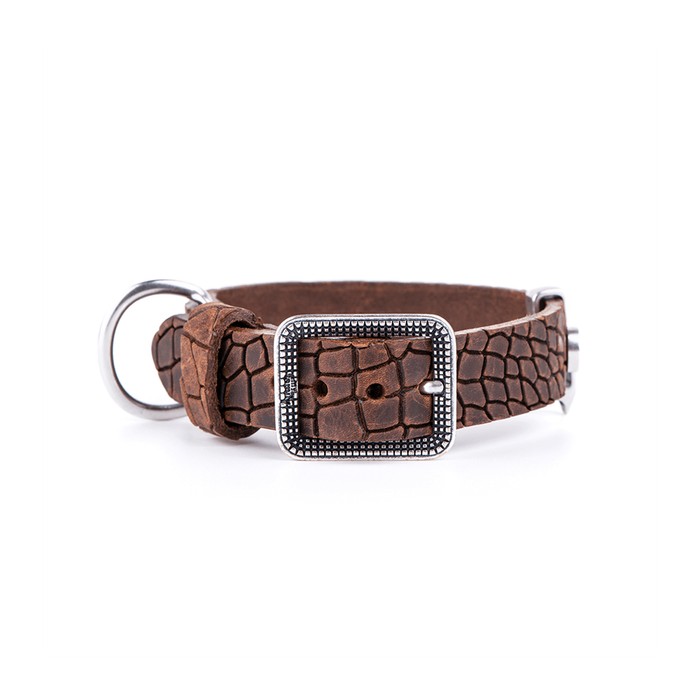 Collar 42/50-3,4 CM Cuero Tucson Marron