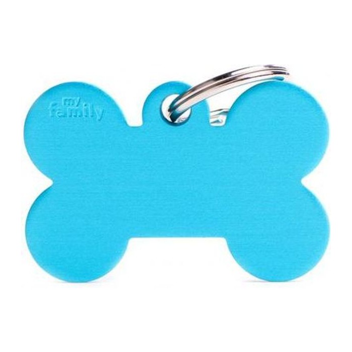 Chapa hueso Grande Aluminio Celeste