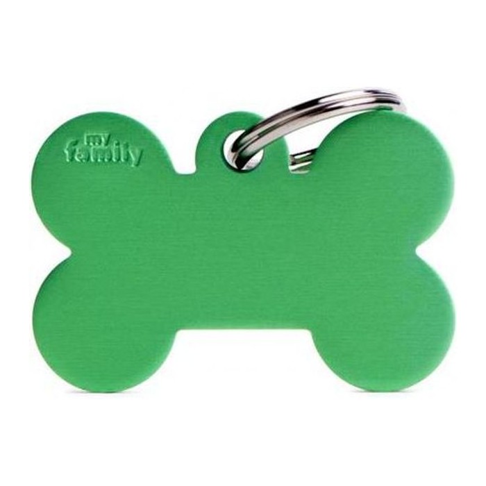 Chapa hueso Grande Aluminio Verde