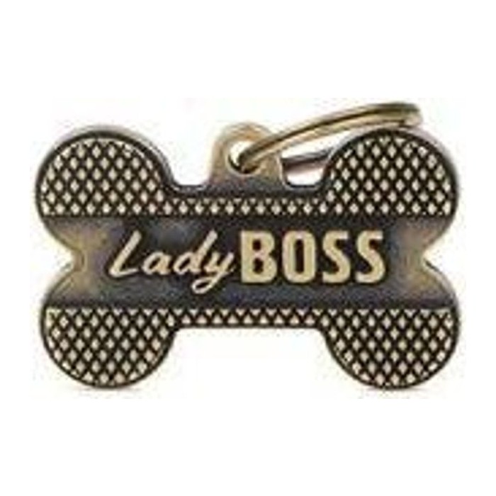 Chapa hueso L Bronx Lady Boss Laton Ingles
