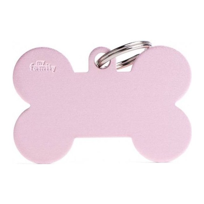 Chapa hueso XL Aluminio Rosa