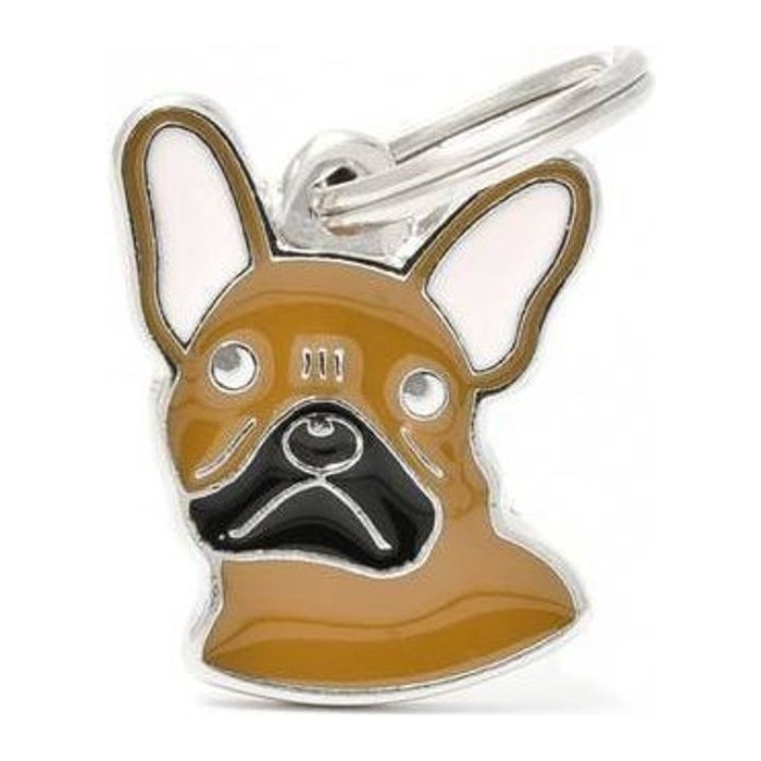 Chapa MF Bulldog Francés Chocolate