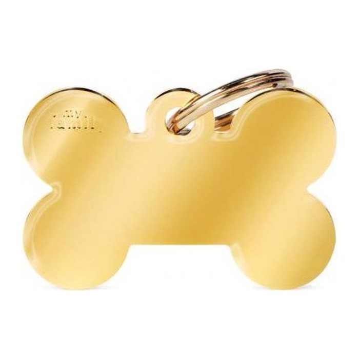 MF Hueso Grande Latón Dorado