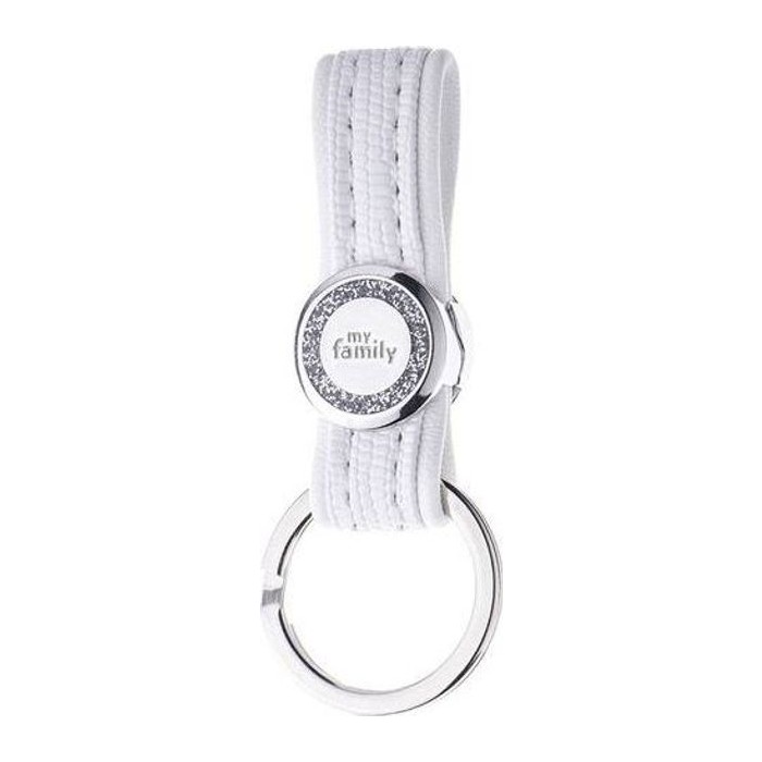 Chapa MF Portachiavi Saint Tropez Blanco Glitter