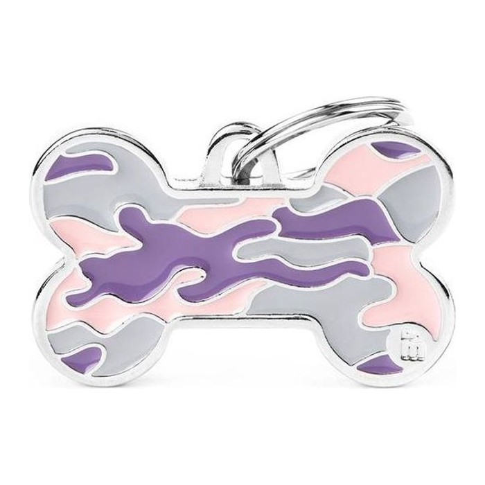 Chapa hueso L Camouflage Rosa Style Collection