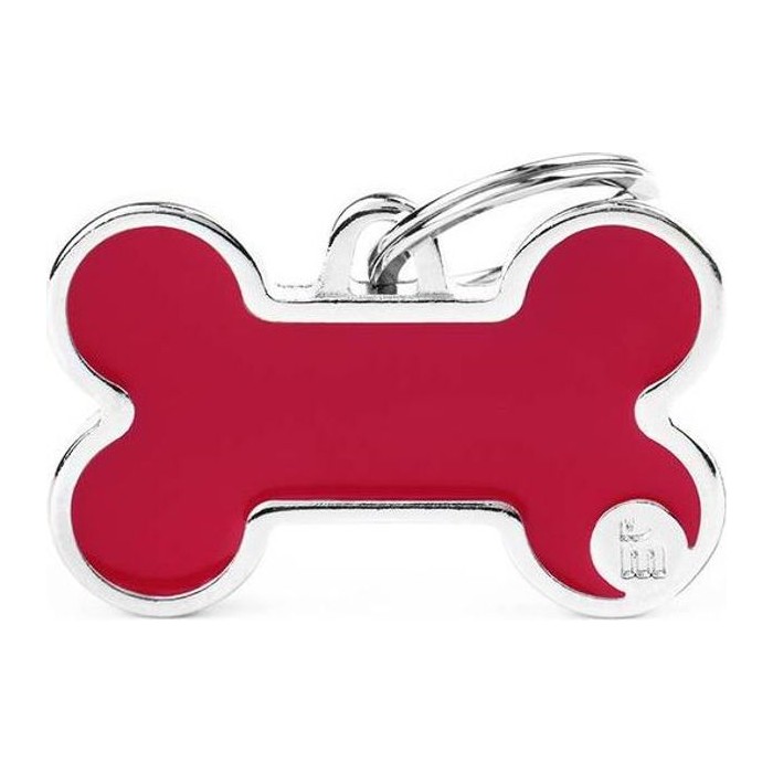 Chapa hueso L Logo Rojo Basic Handmade