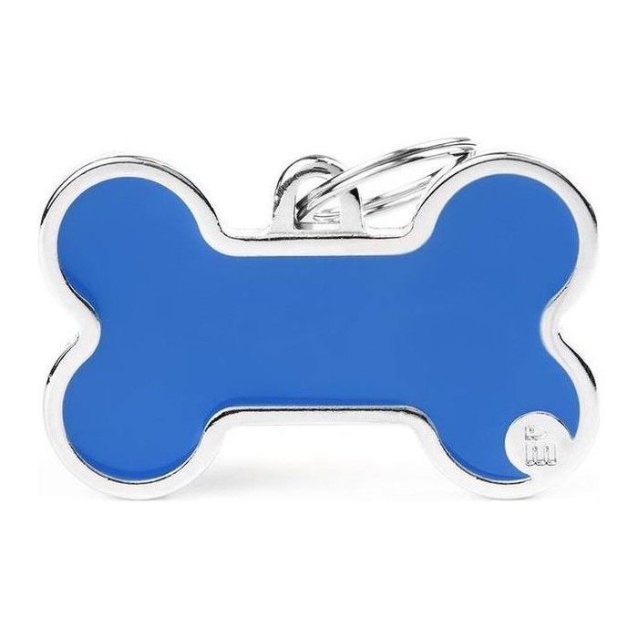 Chapa hueso XL Logo Azul Basic Handmade