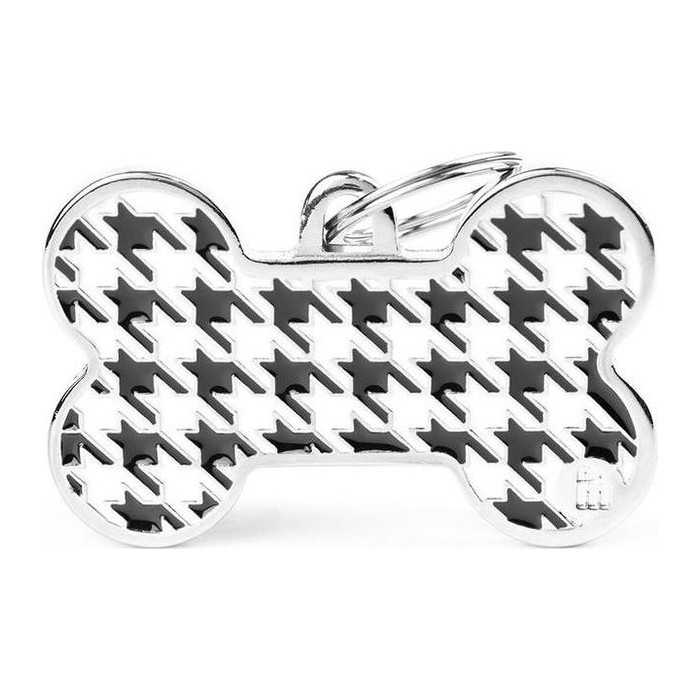 Chapa hueso XL Pied A Poule Negro Style Collection