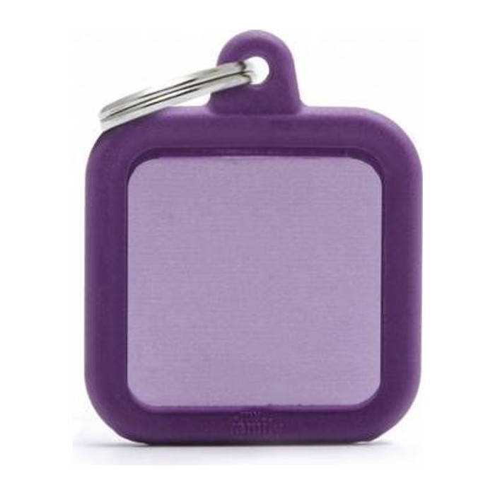 Chapa violeta Square ALU violeta Rubber