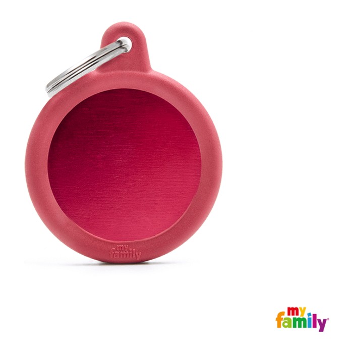 Chapa RED Circle ALU RED Rubber