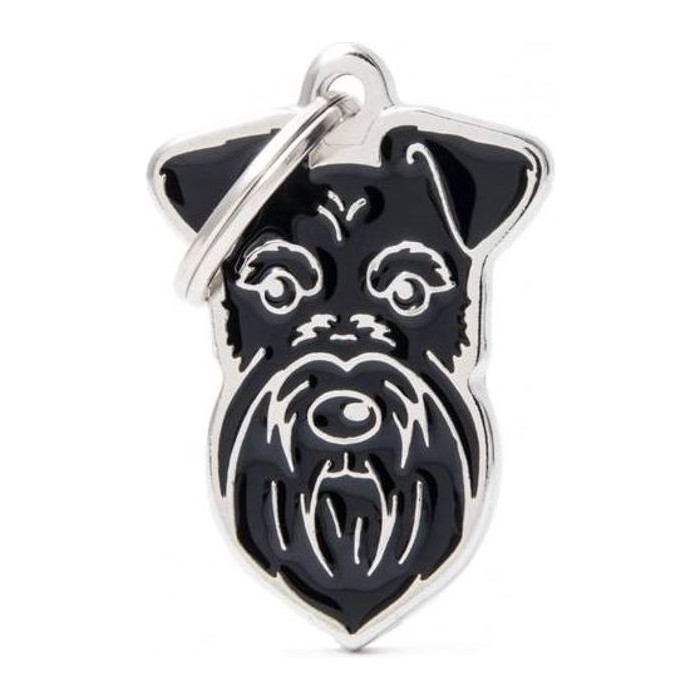 Chapa Schnauzer Negro