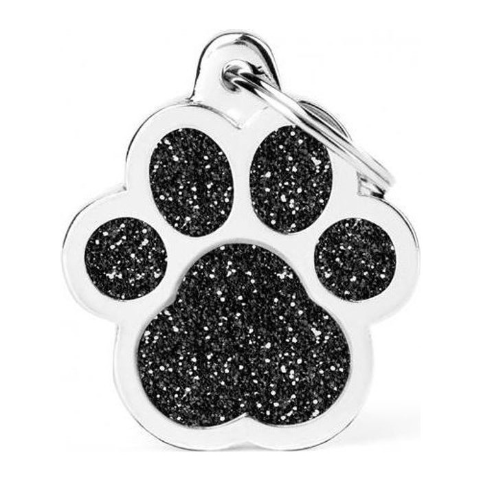 Chapa Zampa Grande Myfamily Glitter negra