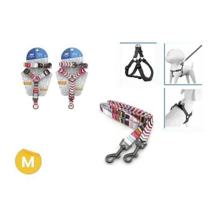 Arnes + Correa para Mascotas SET (M) 5/8¨10-14¨ 5/8¨4FT (variante 4)