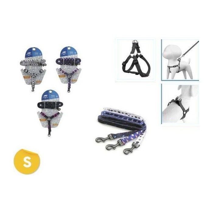 Arnes + Correa para Mascotas SET (S) 3/8*10-14 3/8* 4FT (variante 2)