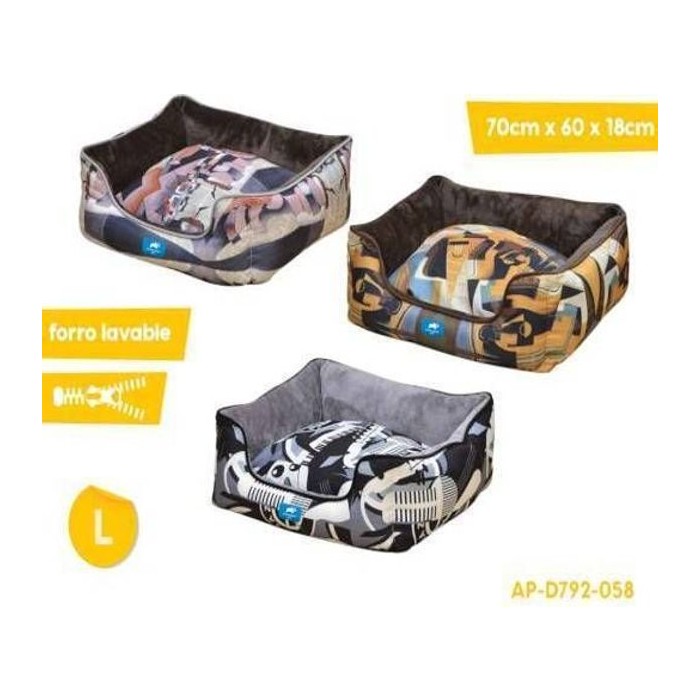 Cama/p Mascota L 70X60X18CM