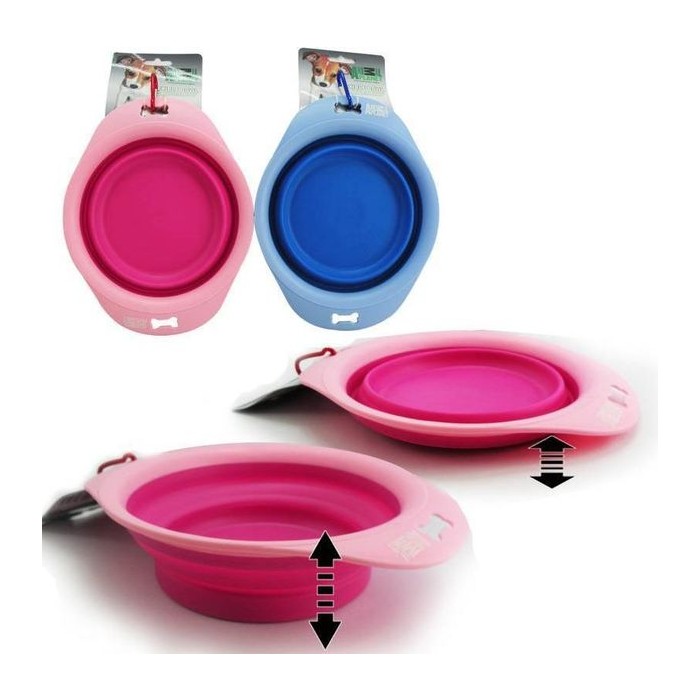 Plato Collapsible para mascotas 20X17X5 CM