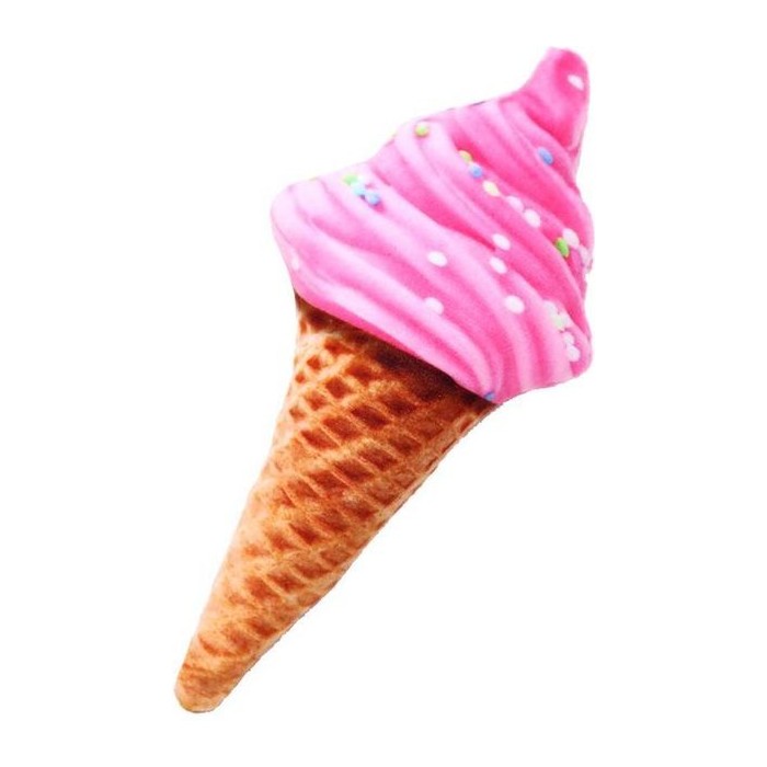 Juguete Helado Frutilla Para Perro 16 cm