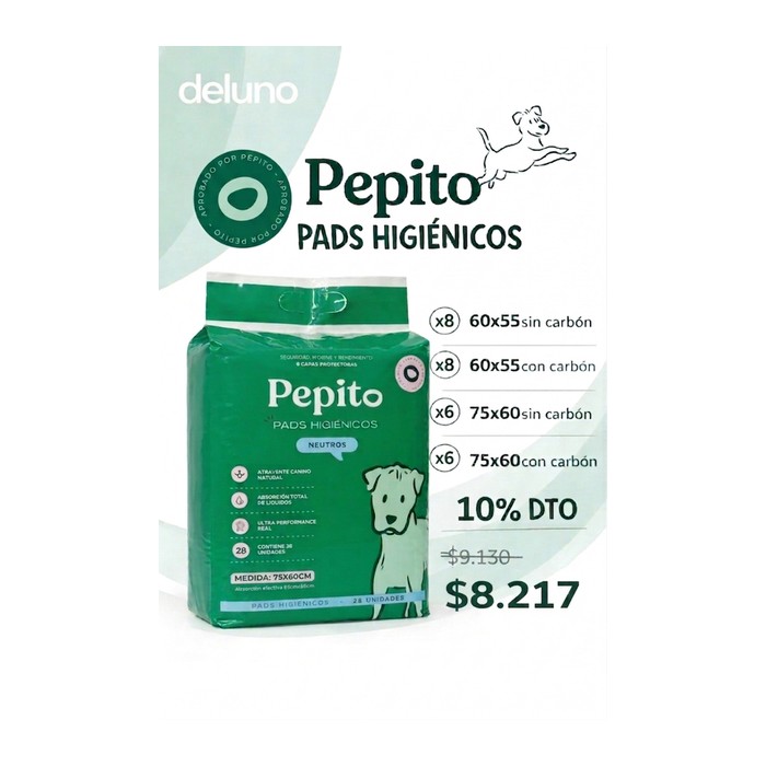 Promo Pads Pepito 28 paquetes