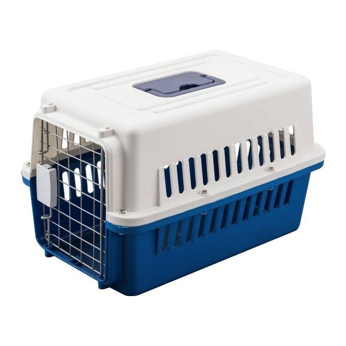 Transportadora Transportin Blanco Y Azul <8 KGS (48*32*30H)
