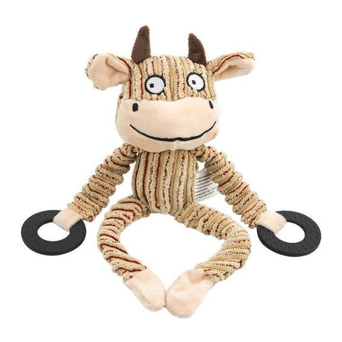Juguete Vaca CON Anillos DE Goma 26*10CMS