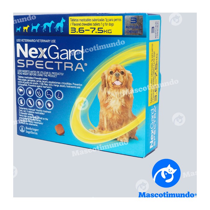 Nexgard Spectra S (3,5-7kg)