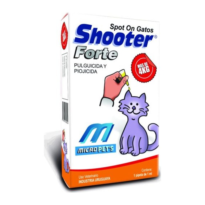 Shooter Forte Gatos +4kg