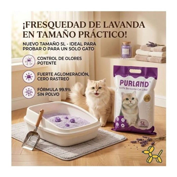 Aglomerante Purland (lavanda/candy/café/limón) — 4 kg